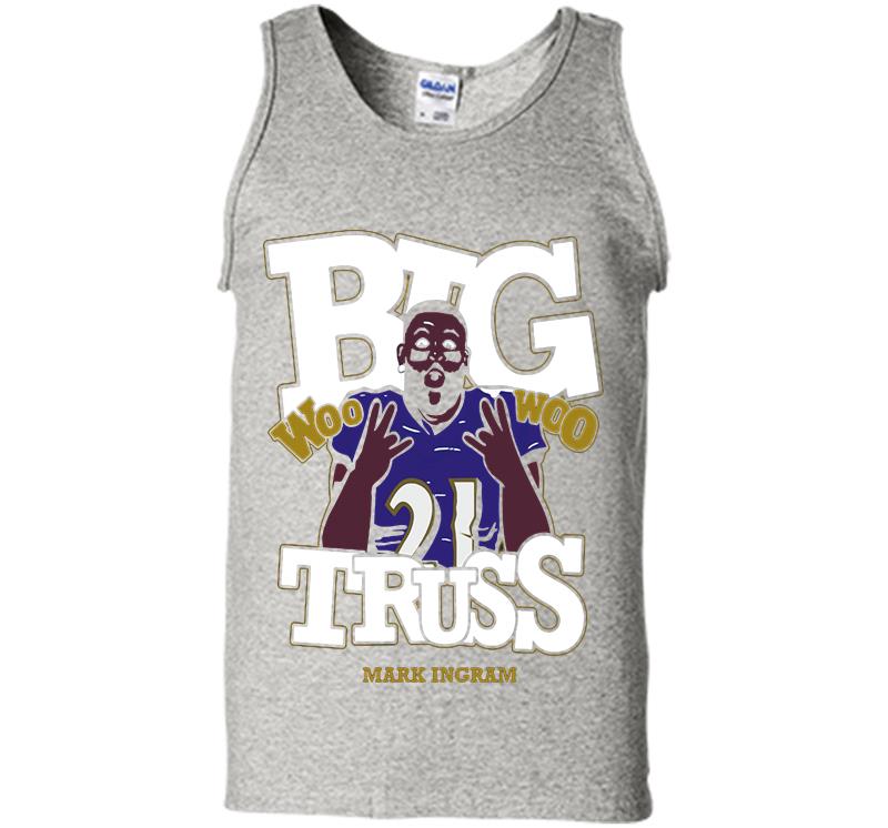 Baltimore Ravens Mark Ingram Jr. Big Truss Woo Woo Mens Tank Top