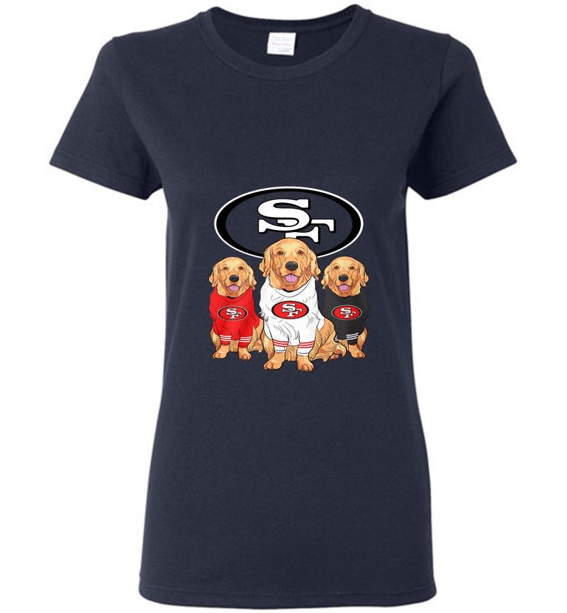 Inktee Store - Basset Dog San Francisco 49Ers Womens T-Shirt Image