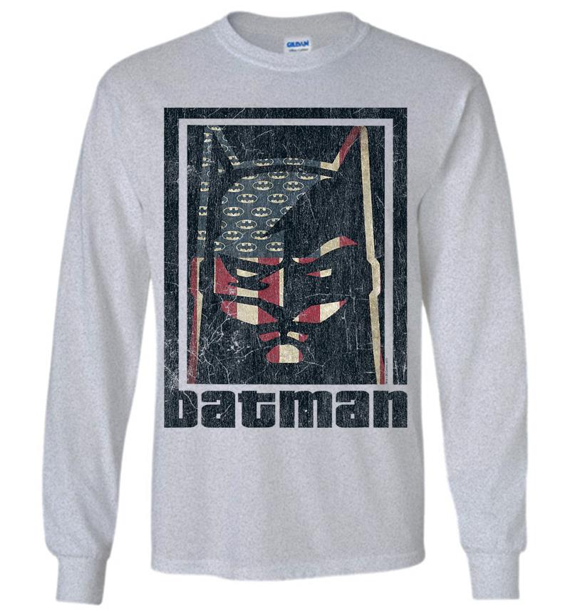 Inktee Store - Batman American Batman Long Sleeve T-Shirt Image