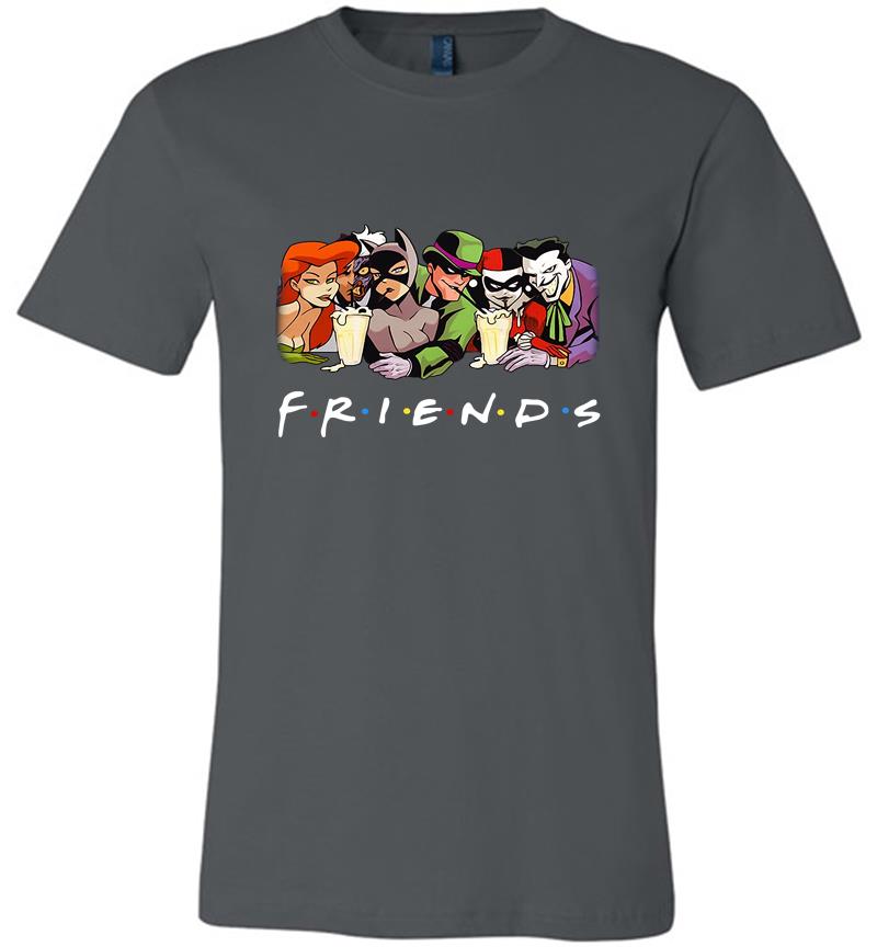 Batman Gotham Villains Friends Tv Show Premium T-Shirt