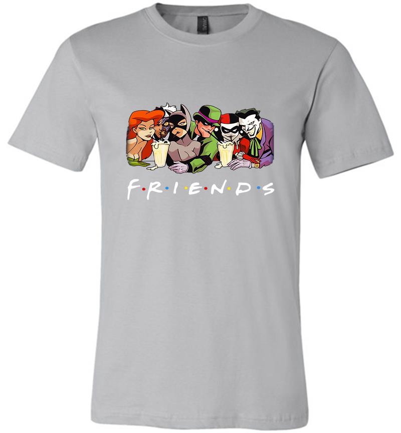 Inktee Store - Batman Gotham Villains Friends Tv Show Premium T-Shirt Image