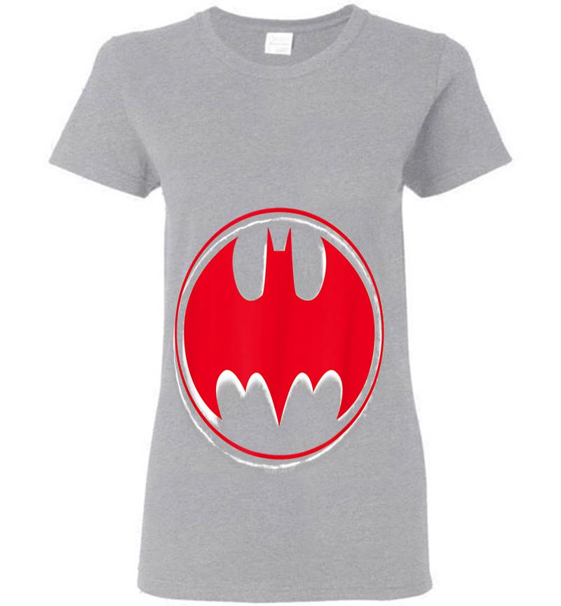 Inktee Store - Batman Hardcore Noir Bat Logo Womens T-Shirt Image