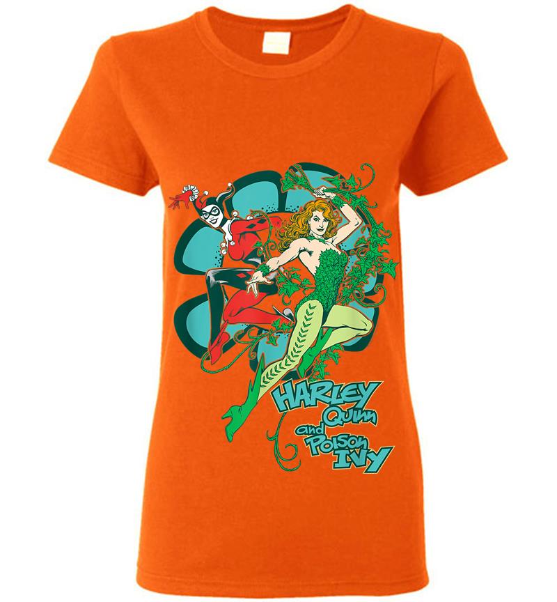 Inktee Store - Batman Harley And Ivy Womens T-Shirt Image