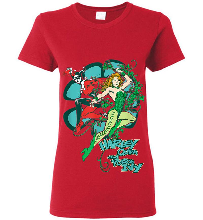 Inktee Store - Batman Harley And Ivy Womens T-Shirt Image