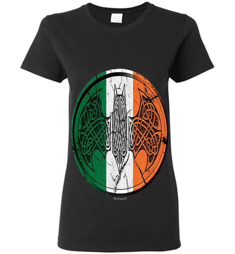 Batman Irish Celtic Symbol Womens T-Shirt