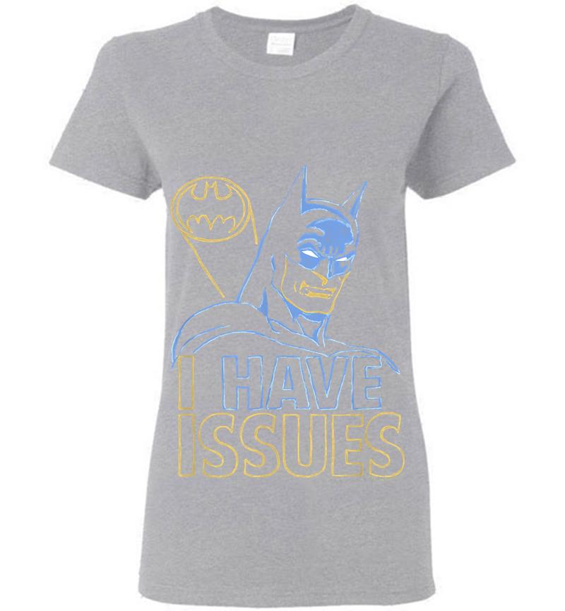 Inktee Store - Batman Issues Womens T-Shirt Image