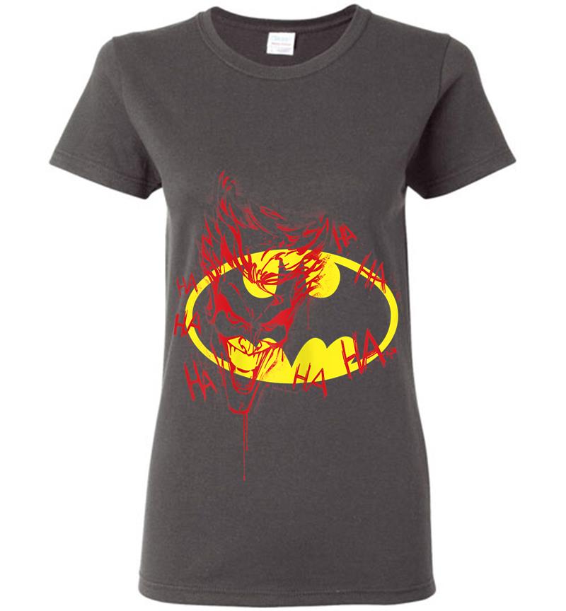 Inktee Store - Batman Joker Graffiti Womens T-Shirt Image