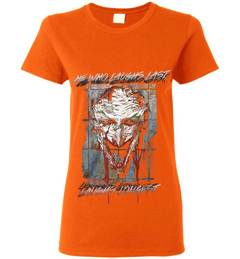 Inktee Store - Batman Joker Just For Laughs Womens T-Shirt Image