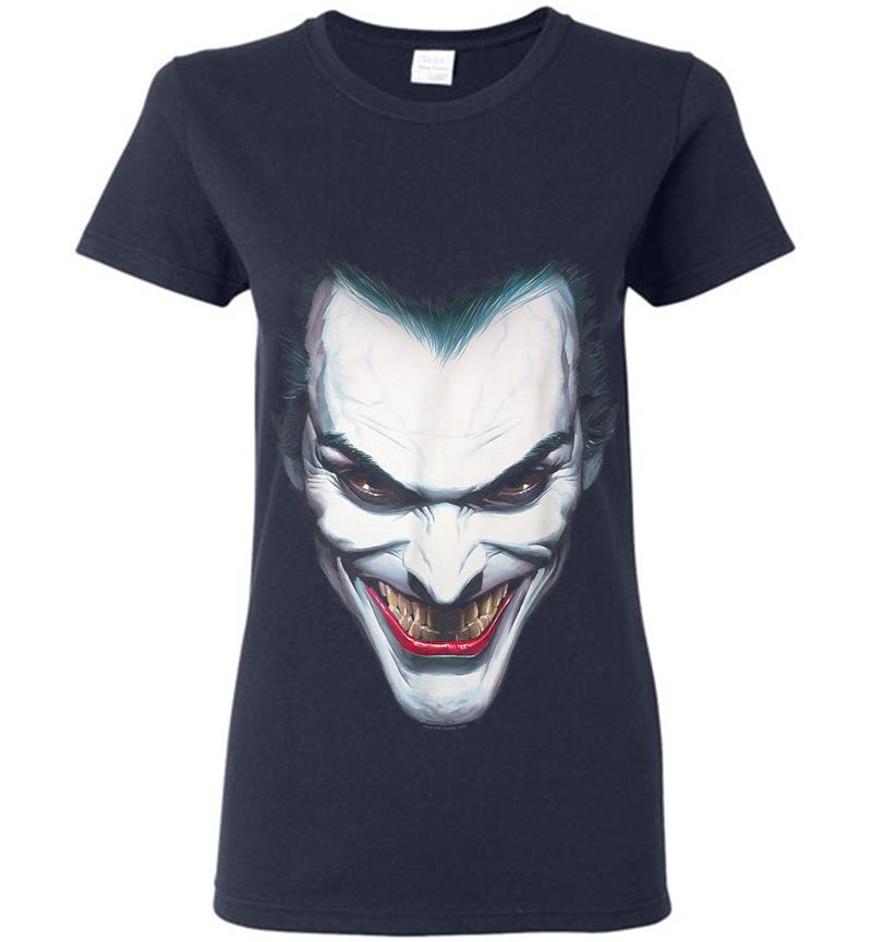 Inktee Store - Batman Joker Portrait Womens T-Shirt Image