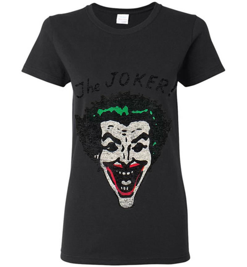 Batman Joker Retro Womens T-Shirt
