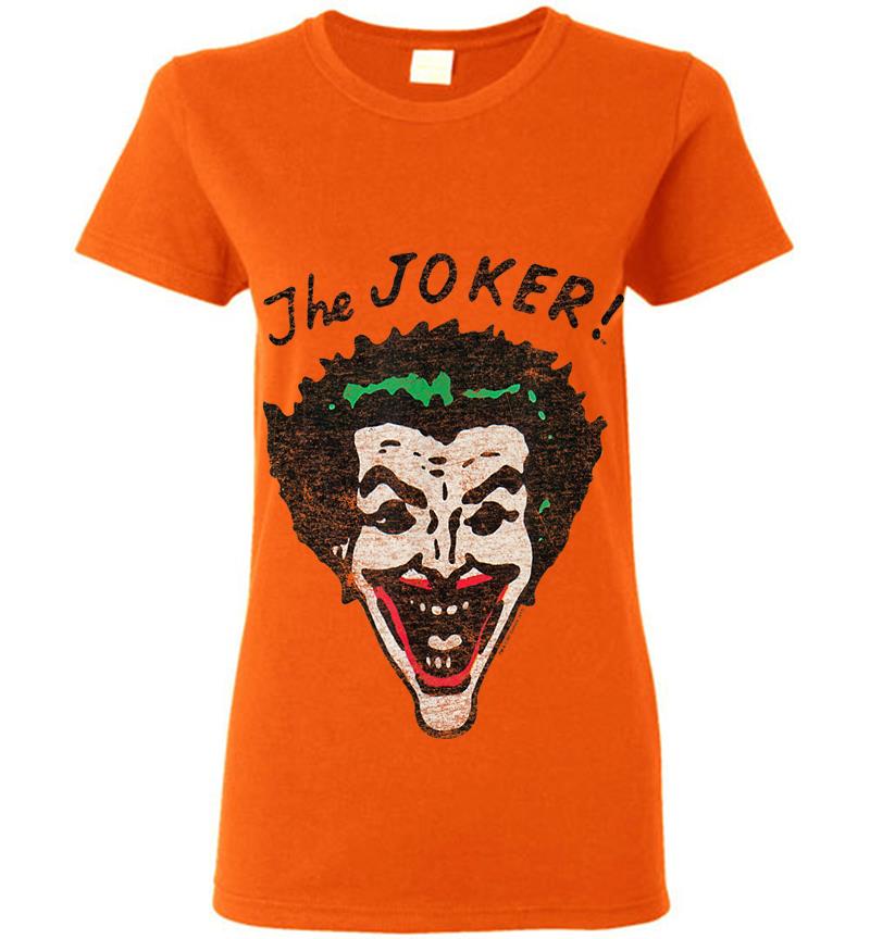Inktee Store - Batman Joker Retro Womens T-Shirt Image