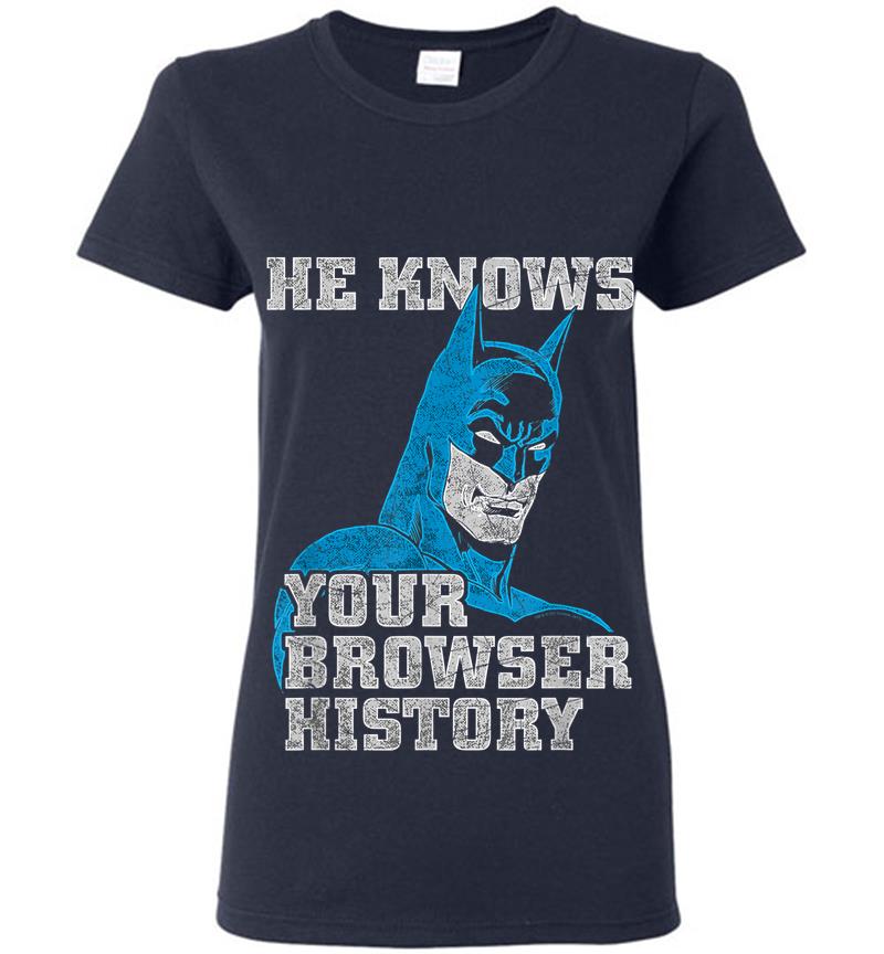 Inktee Store - Batman Knows Womens T-Shirt Image