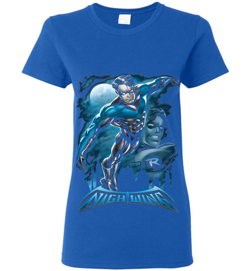 Inktee Store - Batman Nightwing All Grown Up Womens T-Shirt Image