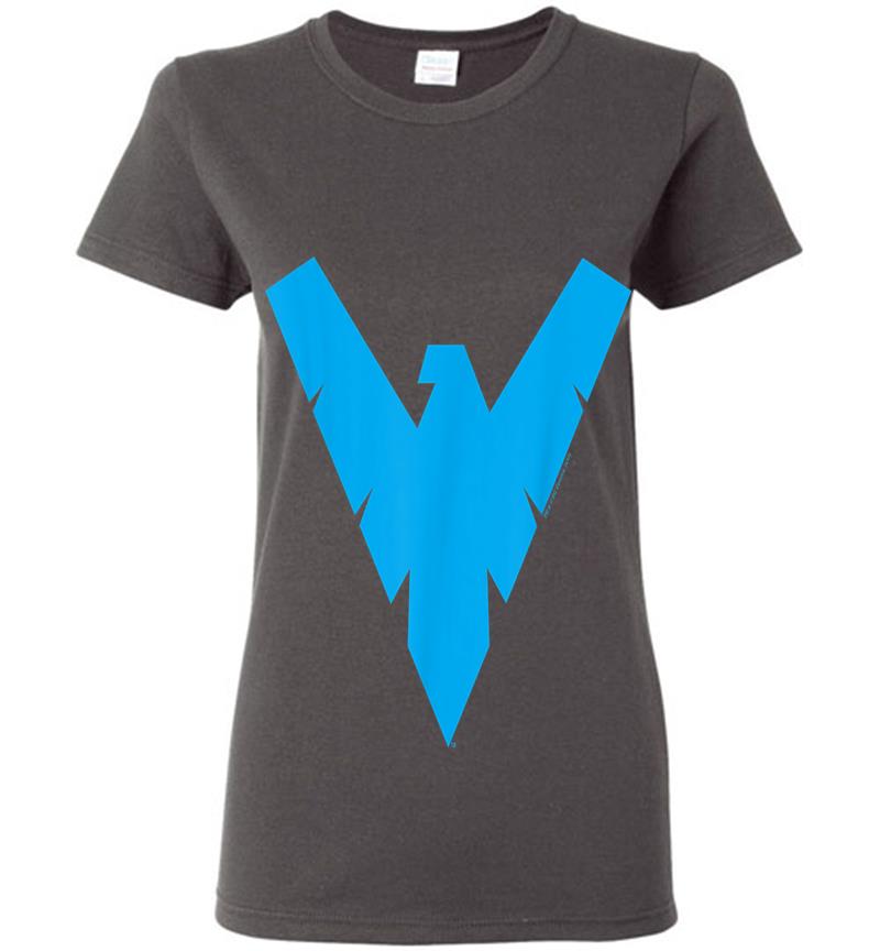 Inktee Store - Batman Nightwing Symbol Womens T-Shirt Image