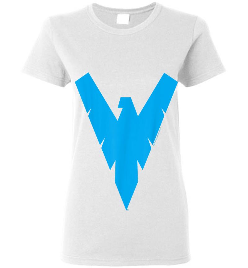 Inktee Store - Batman Nightwing Symbol Womens T-Shirt Image
