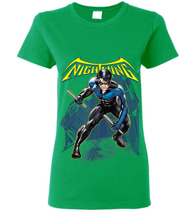 Inktee Store - Batman Nightwing Womens T-Shirt Image