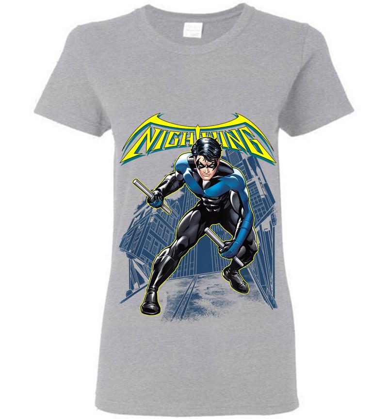 Inktee Store - Batman Nightwing Womens T-Shirt Image