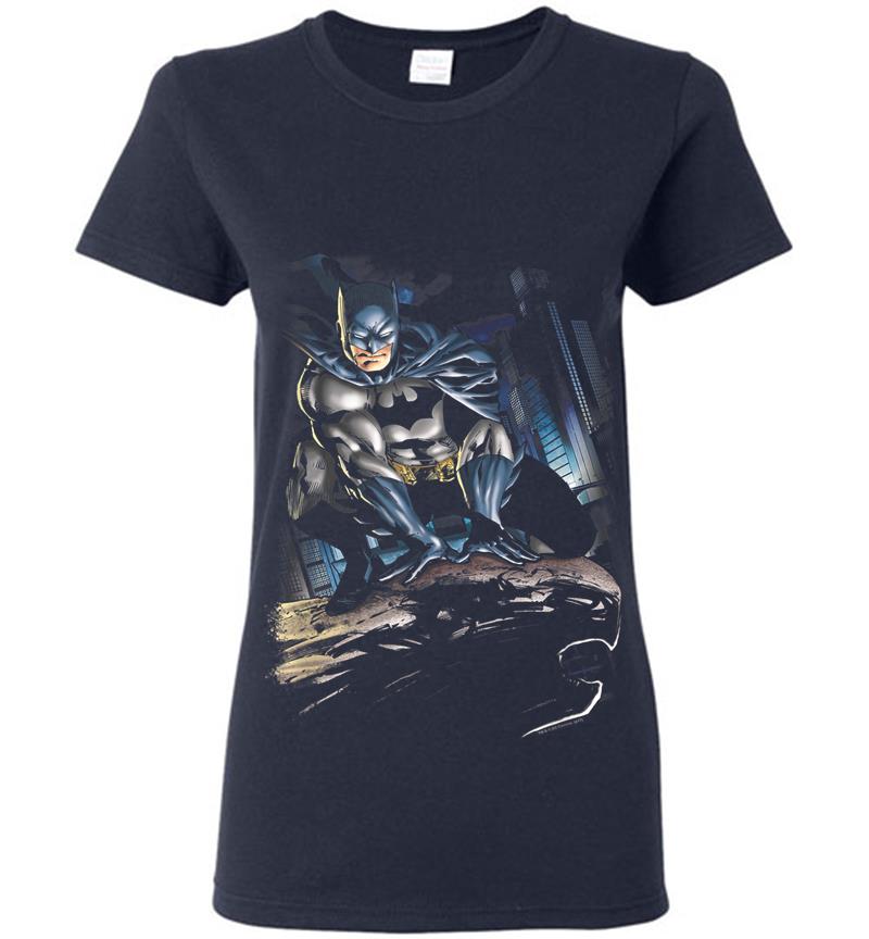 Inktee Store - Batman Perched Womens T-Shirt Image