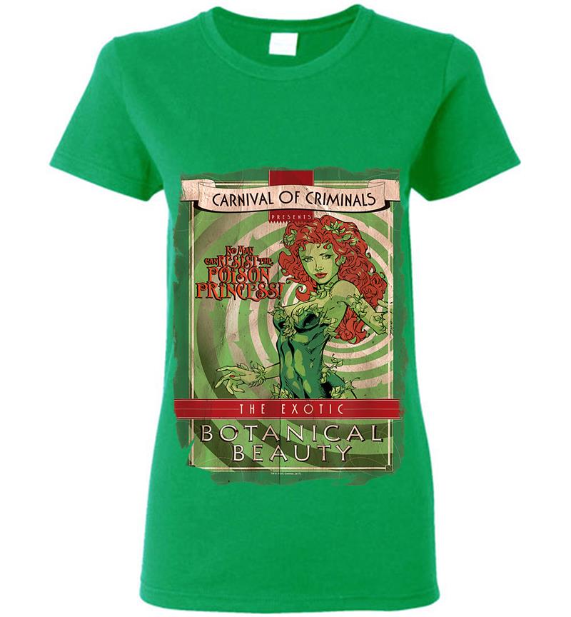 Inktee Store - Batman Poison Ivy Botanical Beauty Womens T-Shirt Image