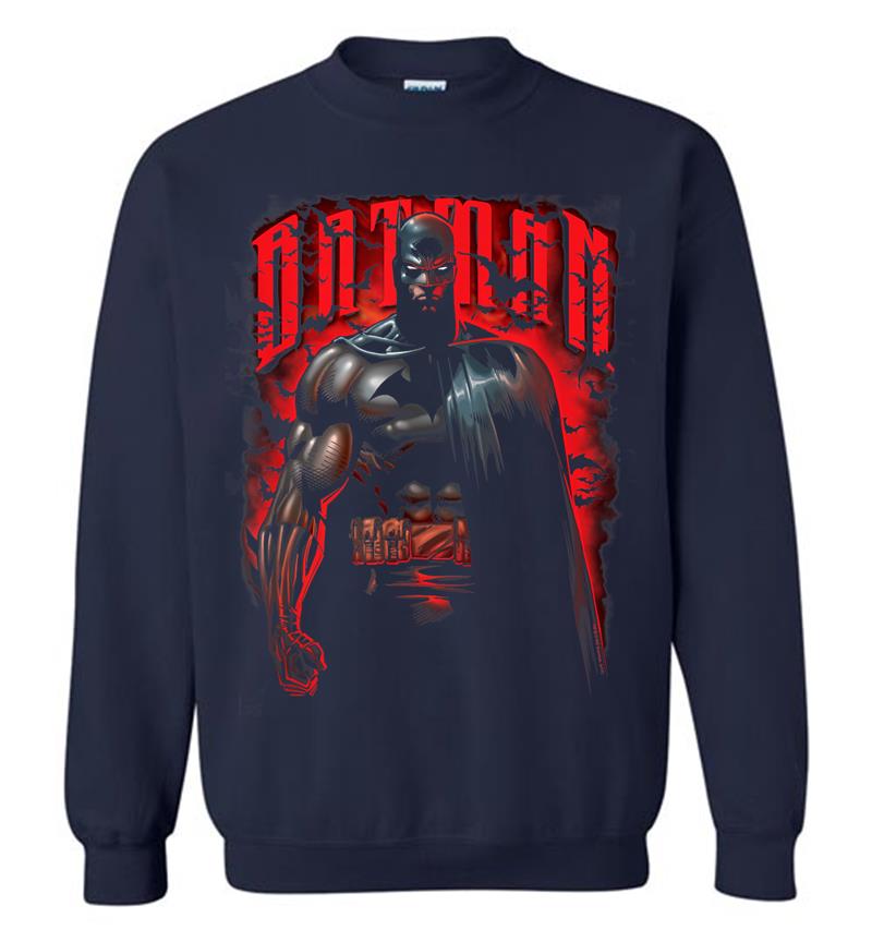 Inktee Store - Batman Red Knight Sweatshirt Image