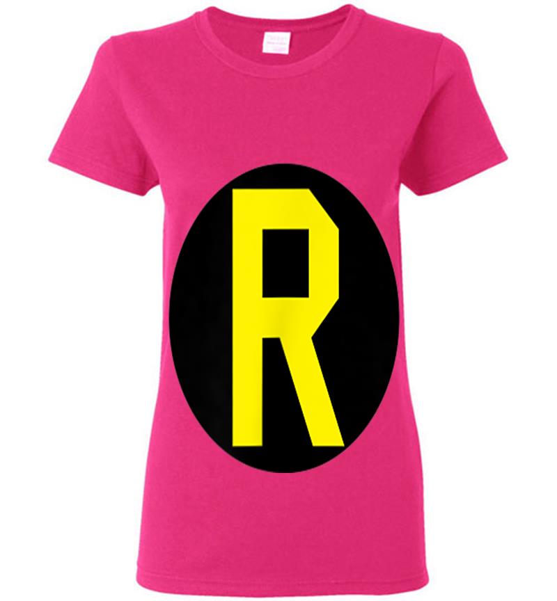 Inktee Store - Batman Robin Left Chest Logo Womens T-Shirt Image
