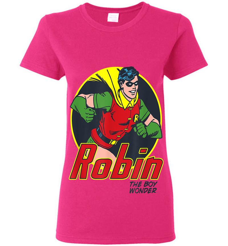 Inktee Store - Batman Robin The Boy Wonder Womens T-Shirt Image