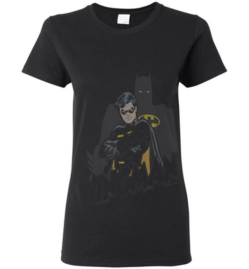 Batman Robin Wingman Womens T-Shirt