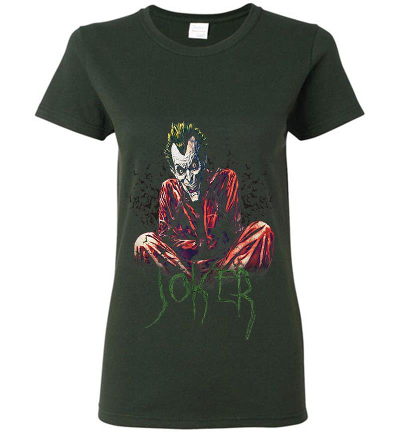 Inktee Store - Batman The Joker Straight Jacket Womens T-Shirt Image