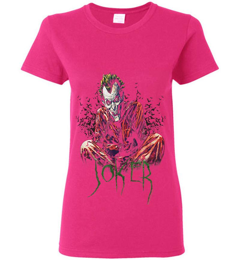 Inktee Store - Batman The Joker Straight Jacket Womens T-Shirt Image