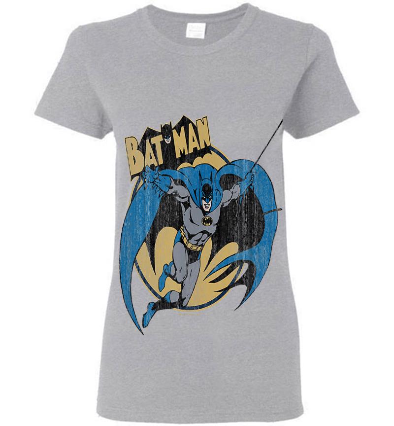 Inktee Store - Batman Through The Night Womens T-Shirt Image