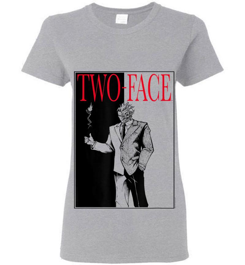 Inktee Store - Batman Two-Face Womens T-Shirt Image