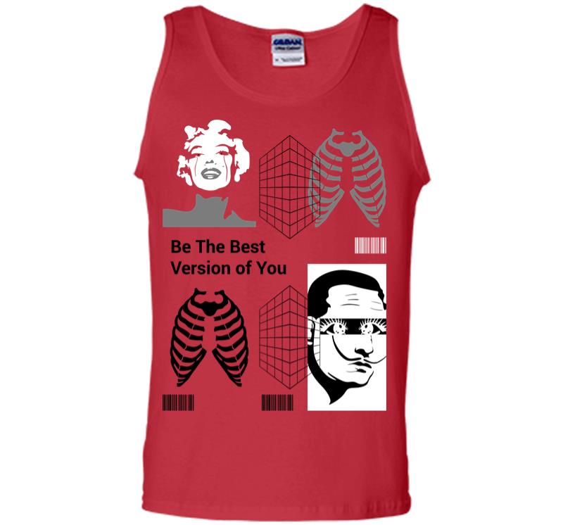 Inktee Store - Be The Best Version Of You Men Tank Top Image