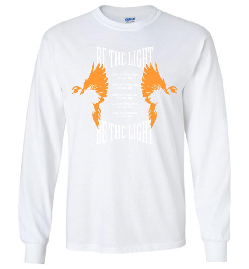 Inktee Store - Be The Light Long Sleeve T-Shirt Image