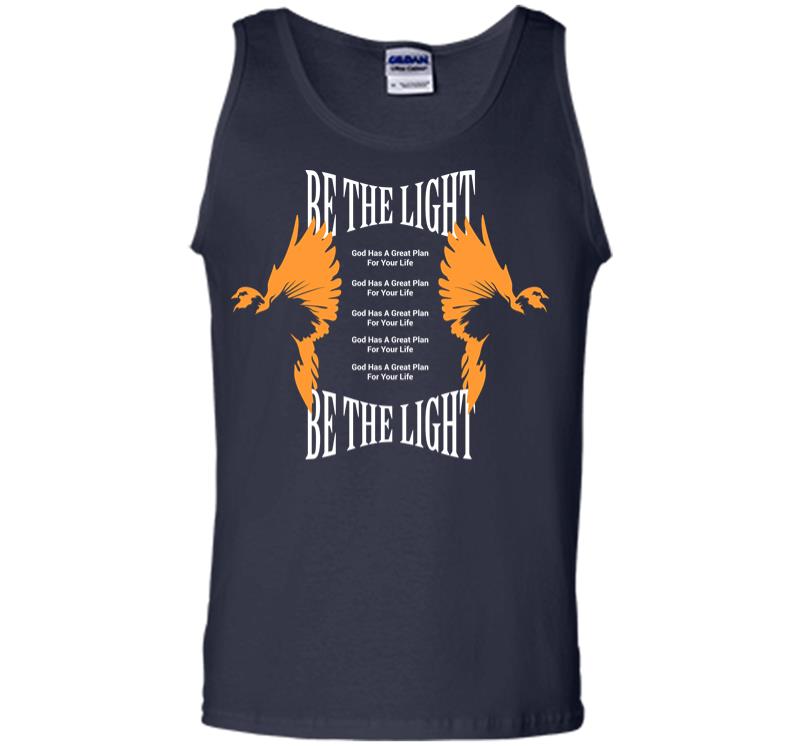 Inktee Store - Be The Light Men Tank Top Image