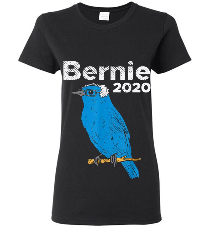 Bernie 2020 Blue Bird Sanders Funny 2020 Election President Womens T-Shirt