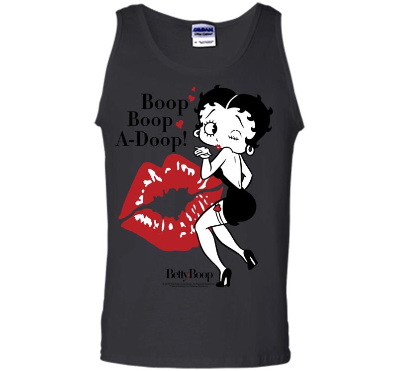 Betty Boop Blowing Kisses Men Tank Top