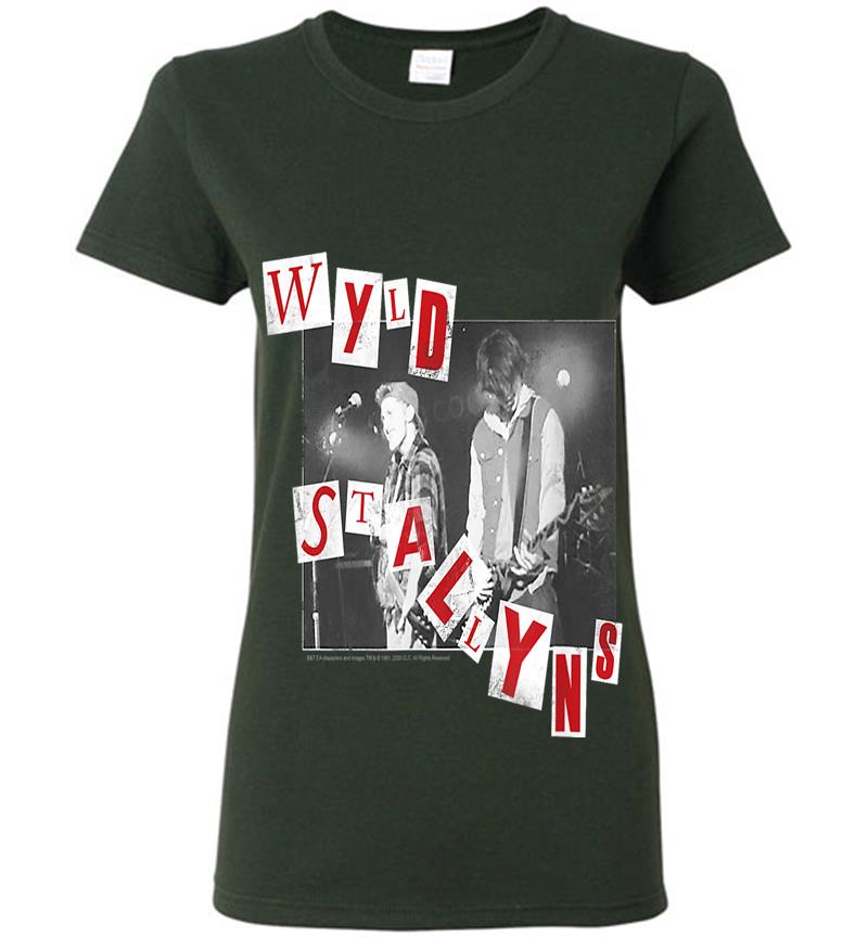 Inktee Store - Bill And Ted'S Bogus Journey Grunge Wyld Stallyns Womens T-Shirt Image