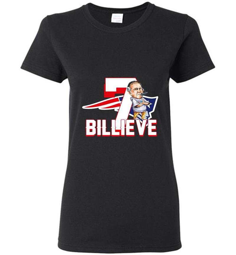 Bill Obrien New England Patriots 7 Billieve Womens T-Shirt