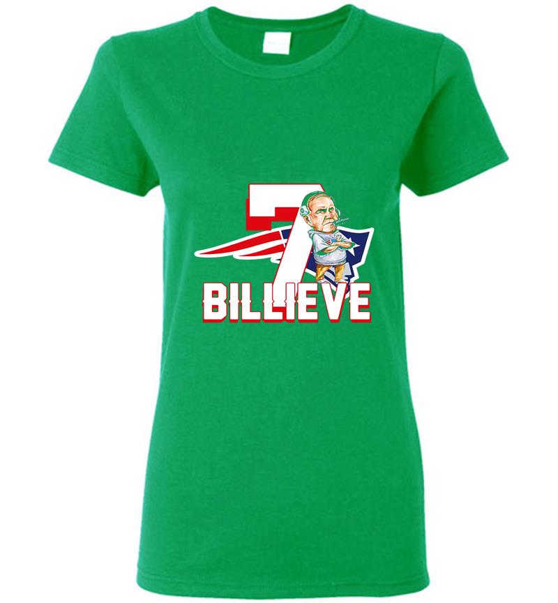 Inktee Store - Bill Obrien New England Patriots 7 Billieve Womens T-Shirt Image