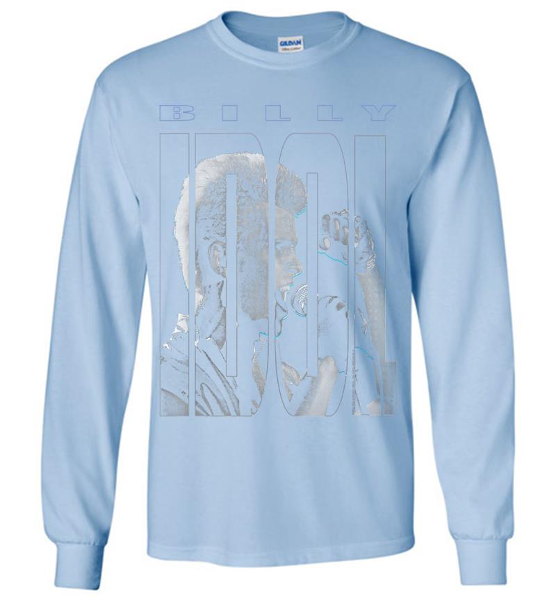 Inktee Store - Billy Idol Idolize Long Sleeve T-Shirt Image