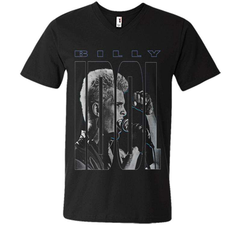 Billy Idol Idolize V-Neck T-Shirt