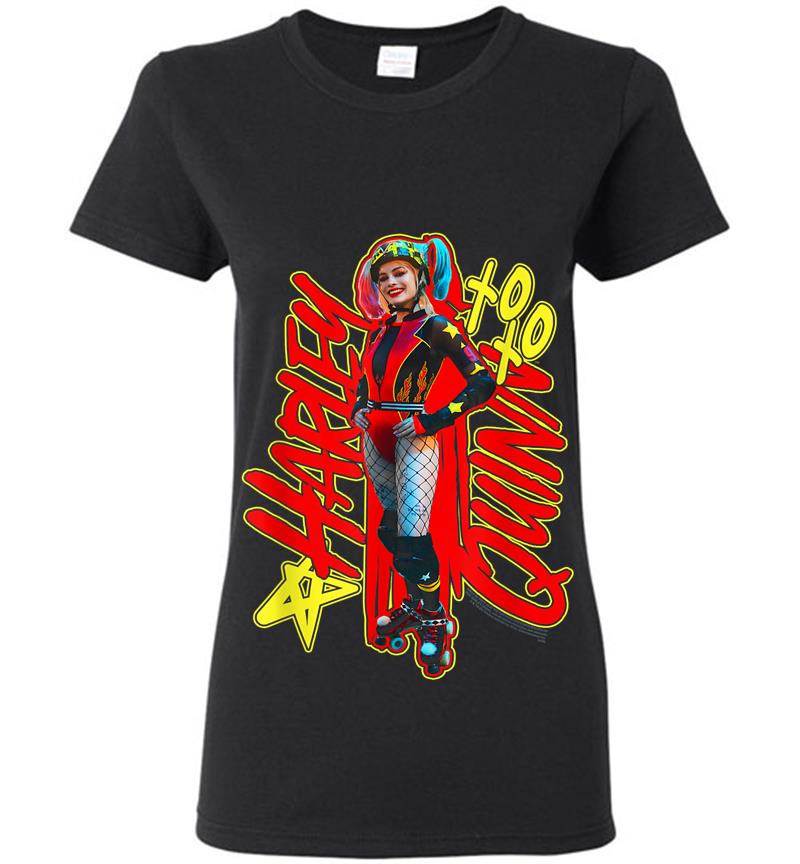 Birds Of Prey Harley Quinn Harleymania Womens T-Shirt