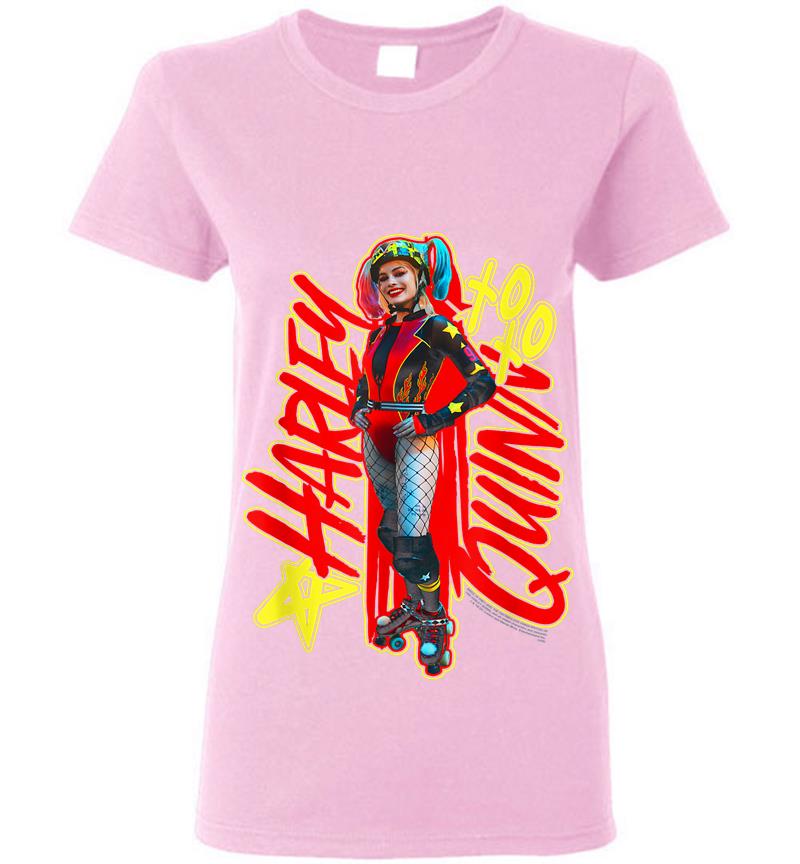 Inktee Store - Birds Of Prey Harley Quinn Harleymania Womens T-Shirt Image