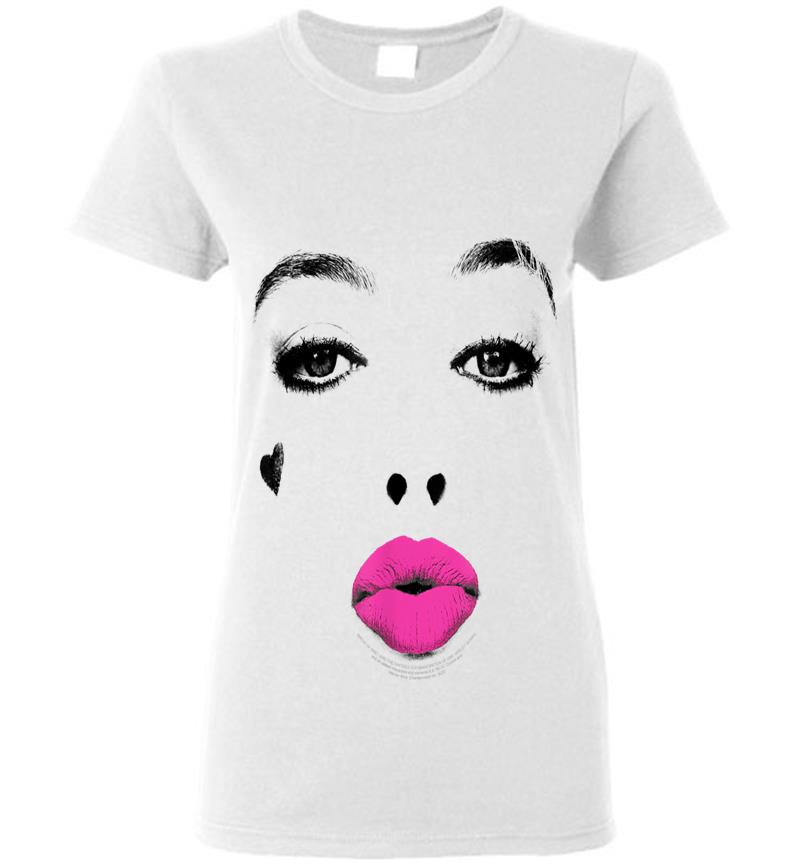 Inktee Store - Birds Of Prey Harley Quinn Kiss Womens T-Shirt Image
