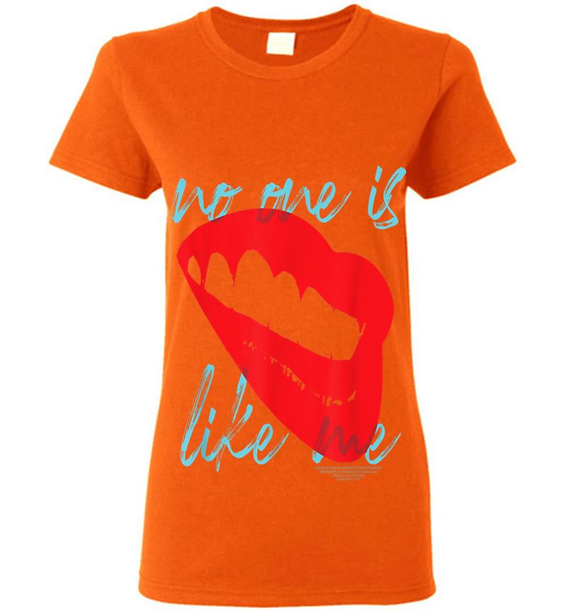 Inktee Store - Birds Of Prey No One Is Like Me Lips Womens T-Shirt Image