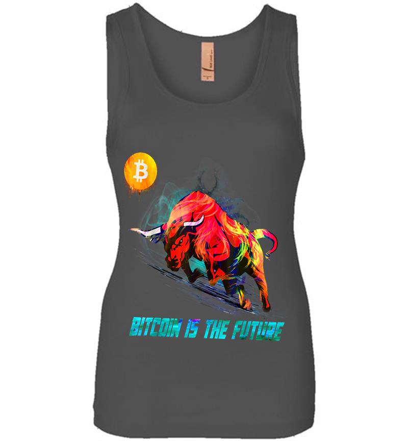Inktee Store - Bitcoin Bitcoin Is The Future Krypto Design Btc Womens Jersey Tank Top Image