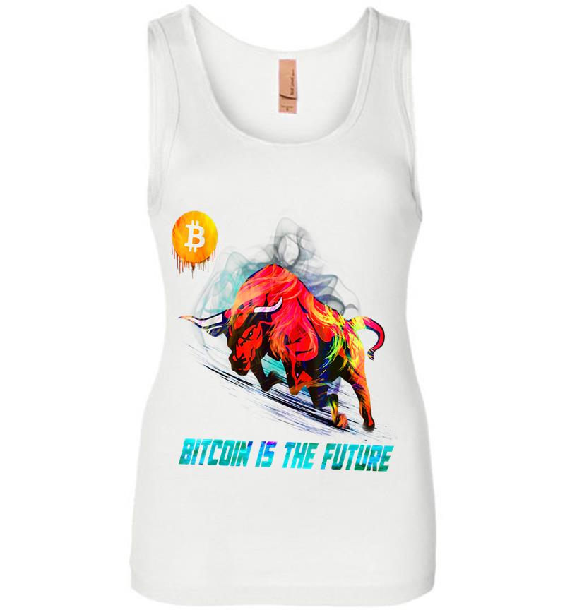 Inktee Store - Bitcoin Bitcoin Is The Future Krypto Design Btc Womens Jersey Tank Top Image