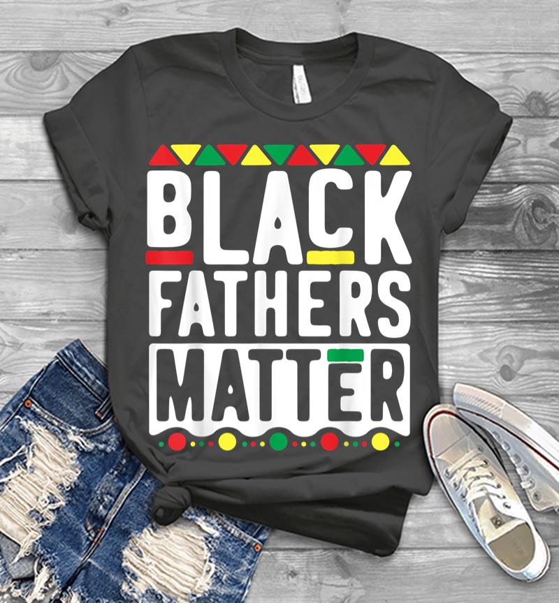 Inktee Store - Black Fathers Matter For Men Dad History Month Men T-Shirt Image