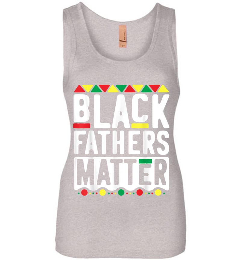 Inktee Store - Black Fathers Matter For Men Dad History Month Women Jersey Tank Top Image