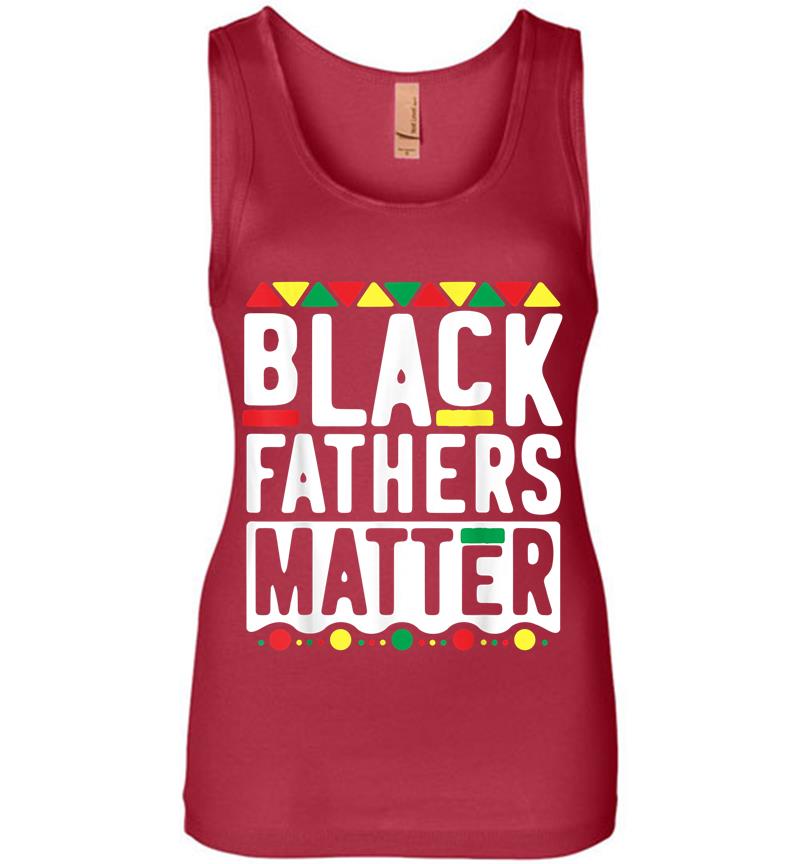 Inktee Store - Black Fathers Matter For Men Dad History Month Women Jersey Tank Top Image